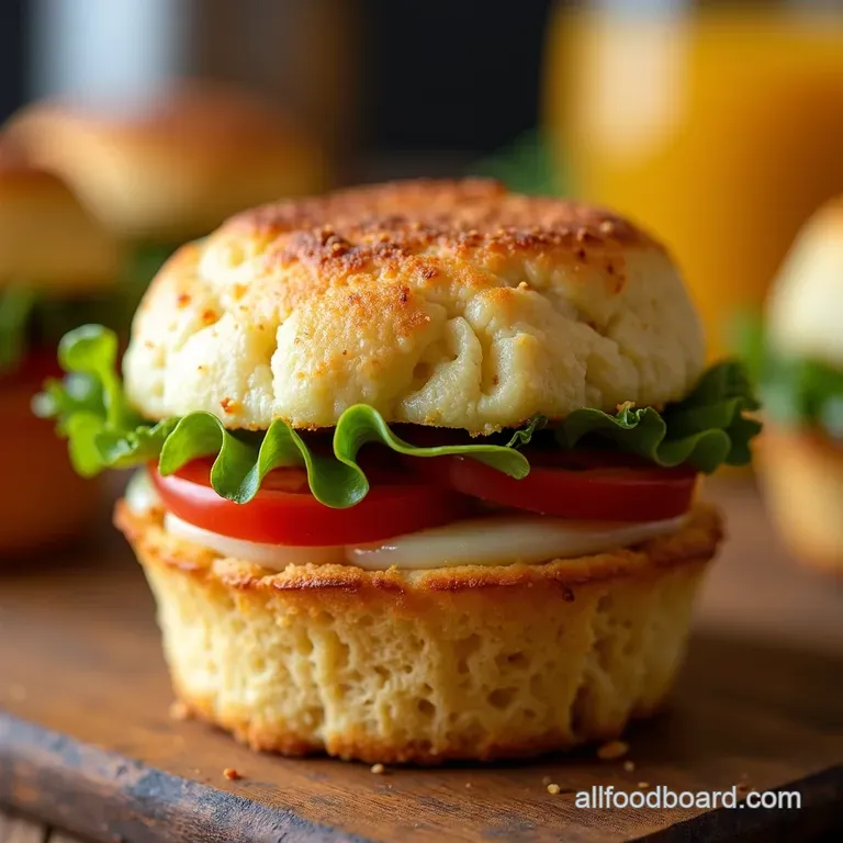 BLT Brunch Bombs Savory Bacon Lettuce Tomato Muffins presentation