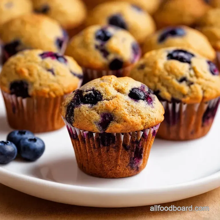 Blueberry Bliss Bites Muffin Magic in a Miniature presentation