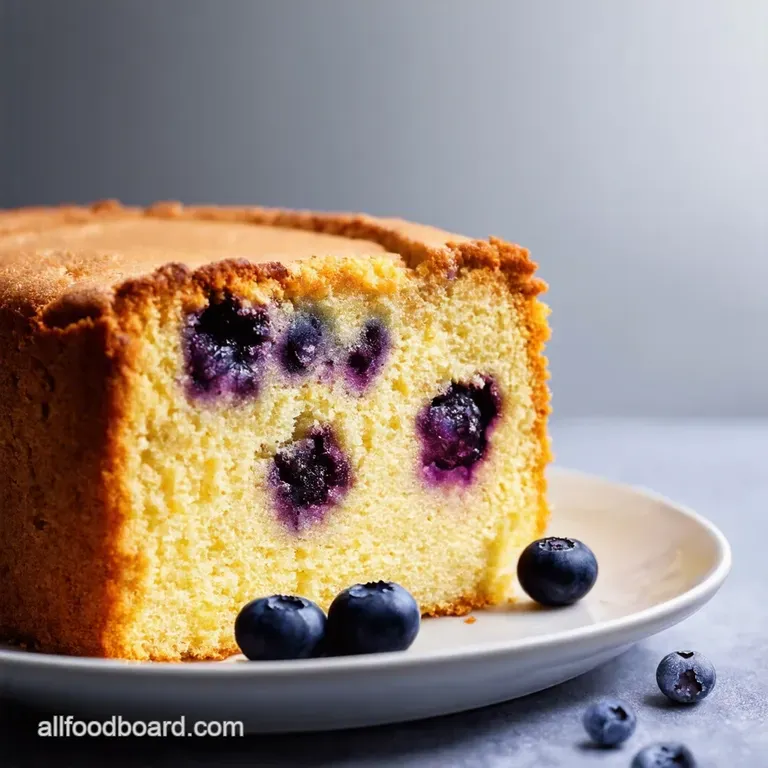 Blueberry Bliss Bottom Cake