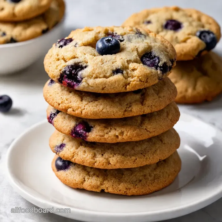 Blueberry Coconut Pecan Power Breakfast Cookies