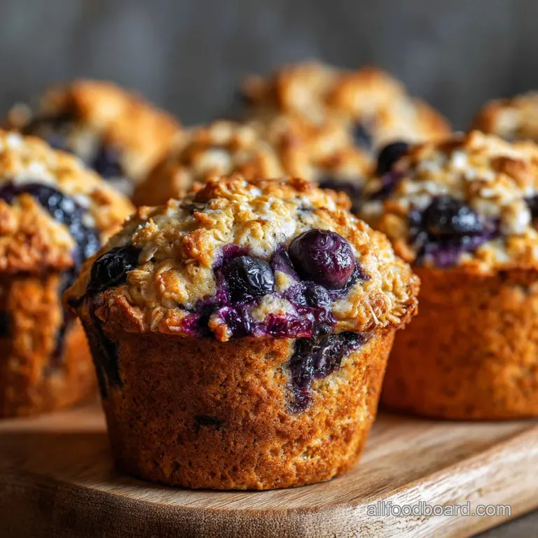 Blueberry Oat Muffins