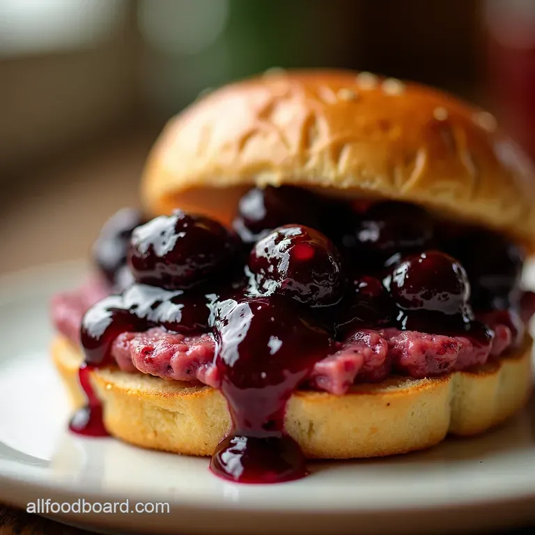 Bramble Bang A Blackberry Chutney with a Zing presentation