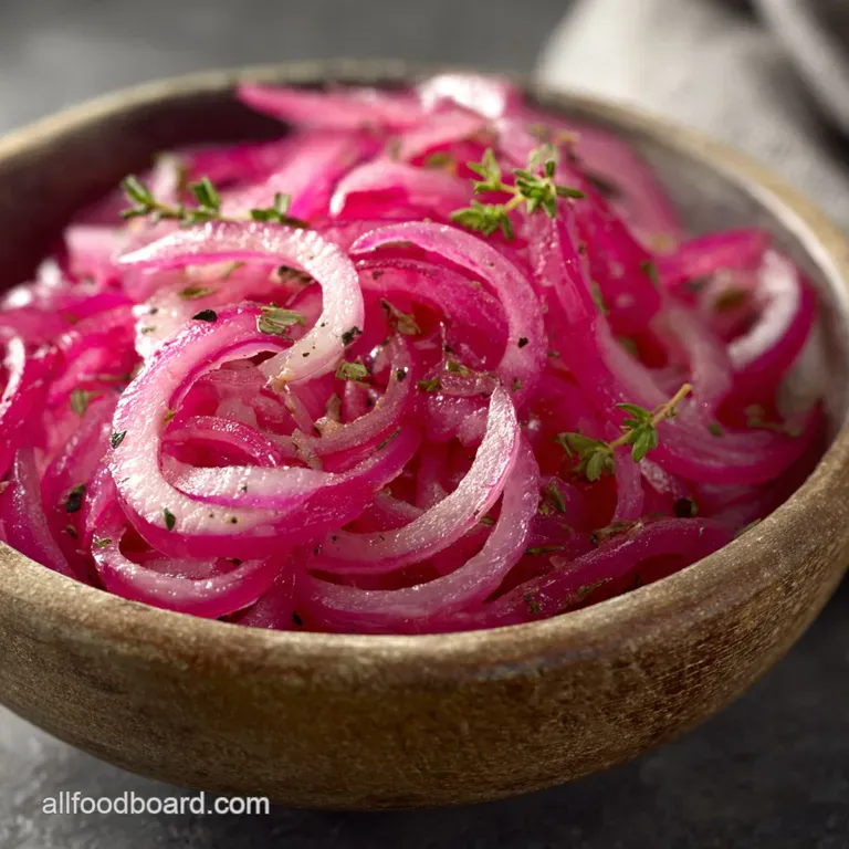 Brilliant Blitzed Quick Pickled Red Onions Ready in 30 Minutes