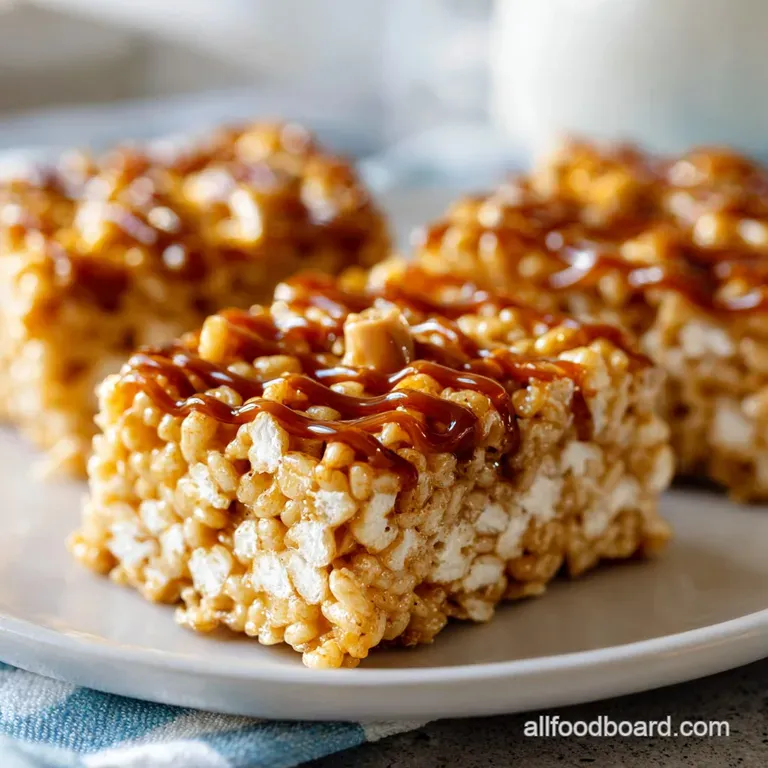 Brown Butter Bourbon Rice Krispie Treats