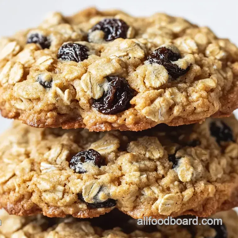 Brown Butter Oatmeal Raisin Cookies