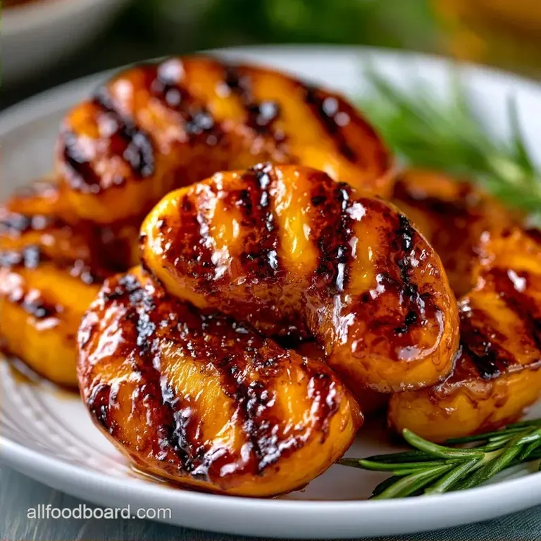 Brown Sugar Grilled Peaches in 13 Minutes