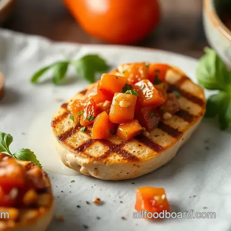 Grilled Chicken Bruschetta Delight