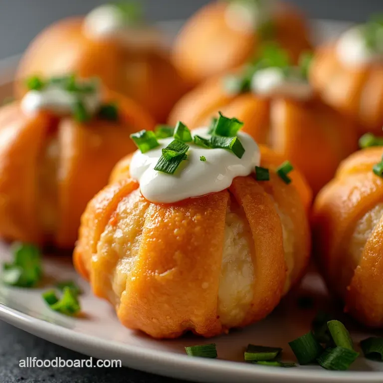 Buffalo Chicken Wonton Bombs