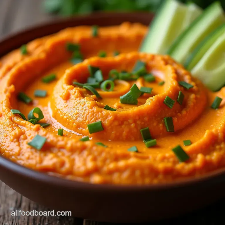 The Ultimate Game Day Kick Fiery Buffalo Chickpea Hummus