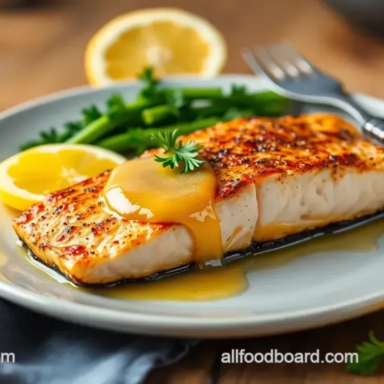Sear Cajun Salmon with Sweet Honey Butter