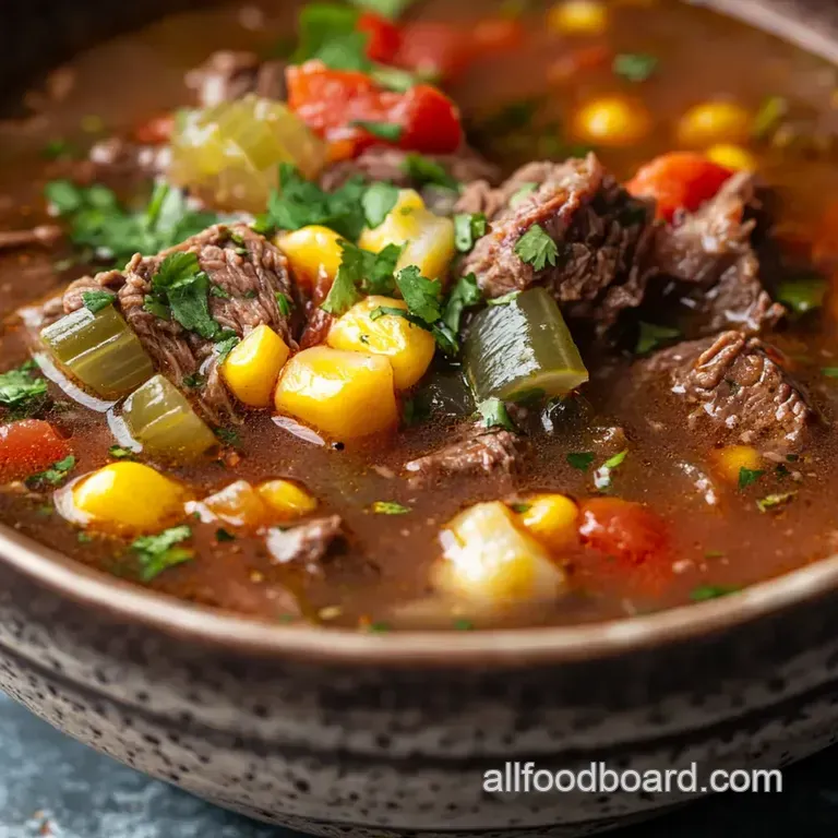 Caldo de Res: Hearty Mexican Beef Soup (The Real Deal!) presentation