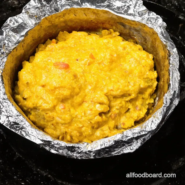 Campfire Foil Packet Breakfast Scramble presentation
