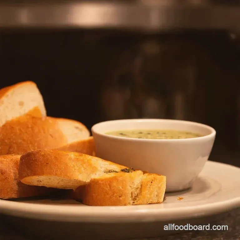 Carrabbas Copycat Bread Dipping Oil presentation