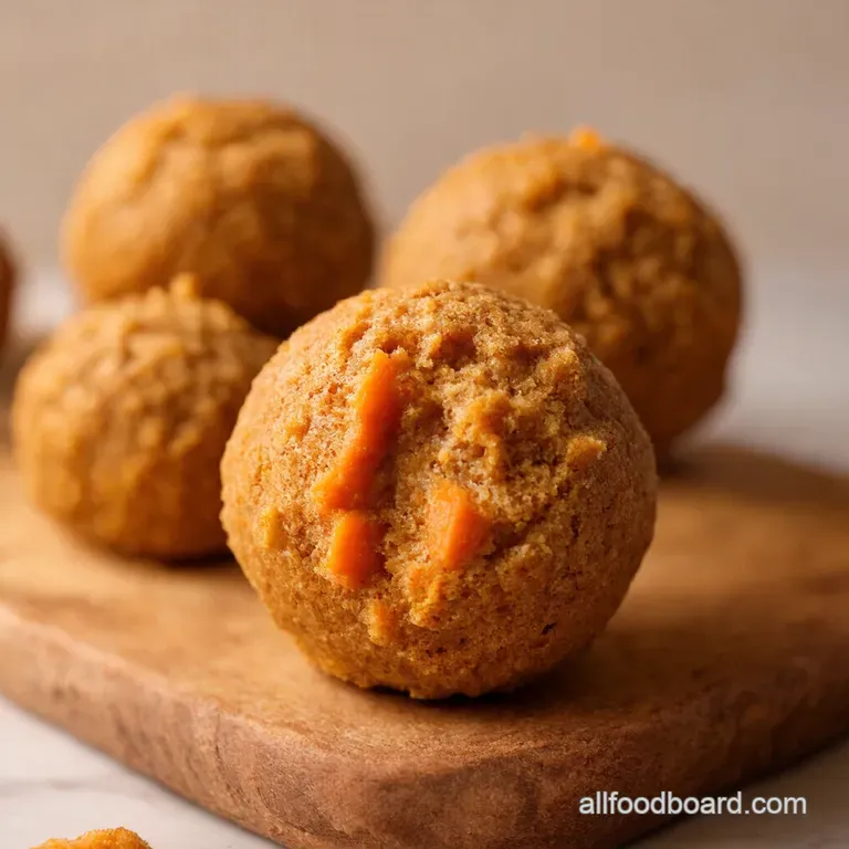 Carrot Cake Bliss Bites Nobake Carrot Cake Balls presentation