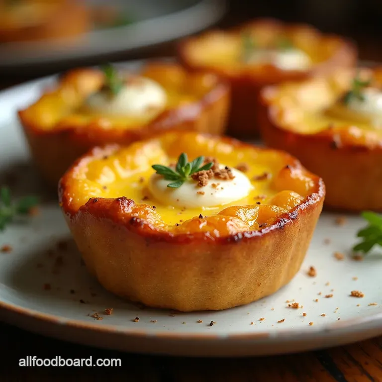 CheddarButternut Bliss A Savoury Clafoutis presentation