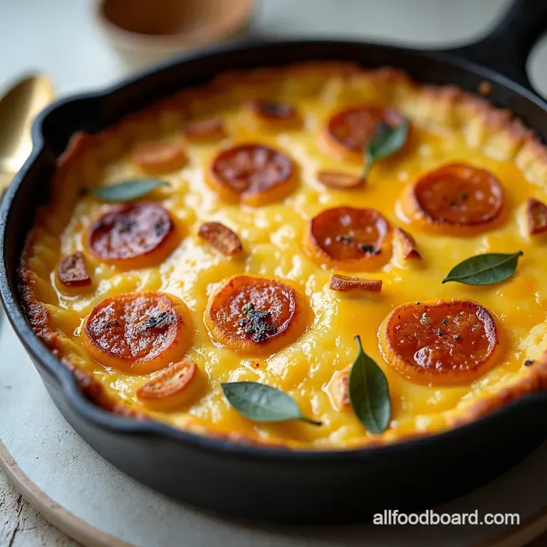 CheddarButternut Bliss A Savoury Clafoutis