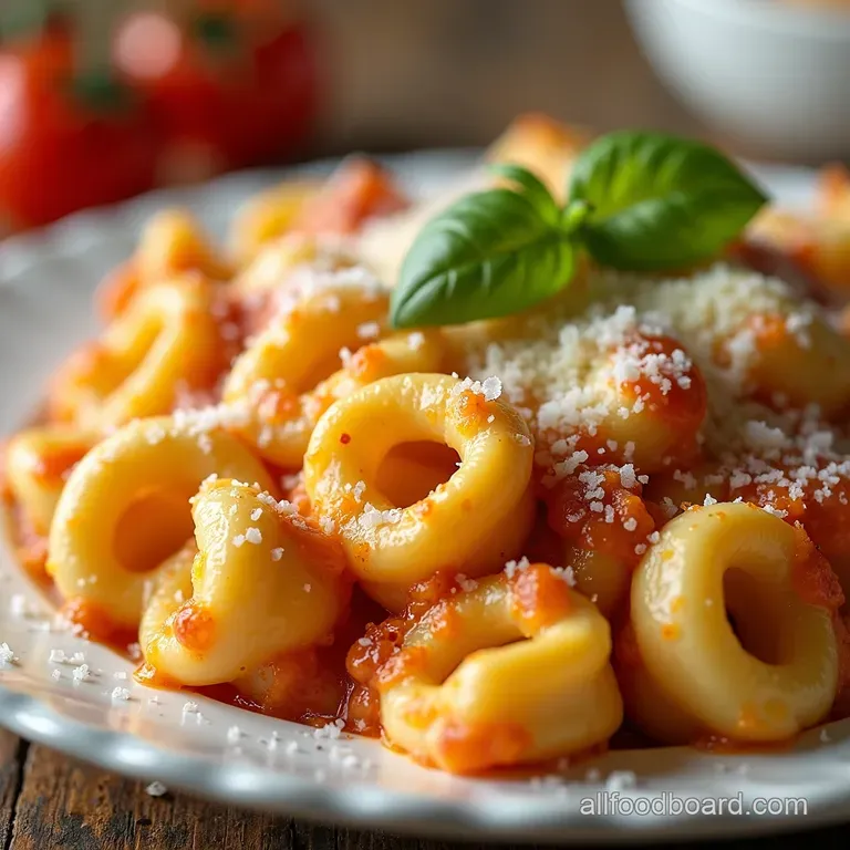 Cheesy Baked Tortellini Casserole