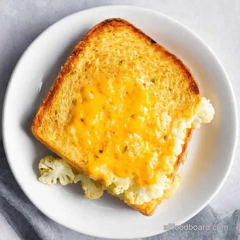 Cheesy Cauliflower Grilled Cheese VeggiePacked Comfort