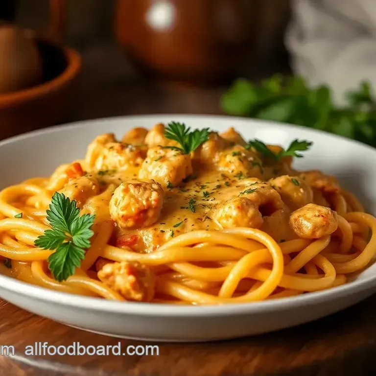 Cheesy Chicken Pasta Delight
