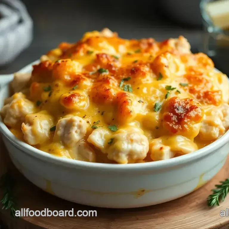 Bake Cheesy Chicken Comfort Food Casserole