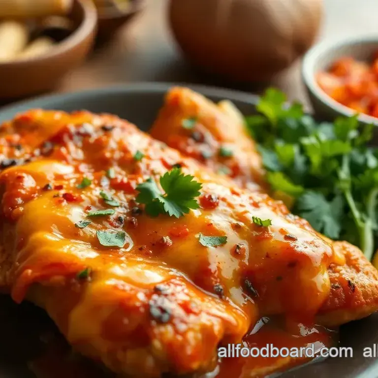 Baked Cheesy Chicken with Spicy Fajita Flavor