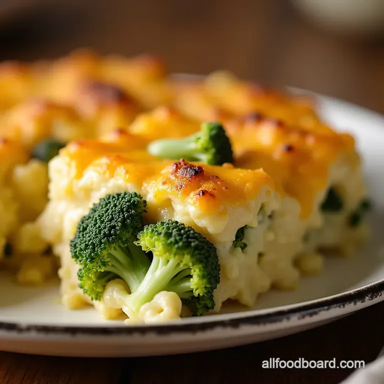 The Ultimate Cheesy Broccoli Cottage Bake Quick Creamy and Comforting presentation