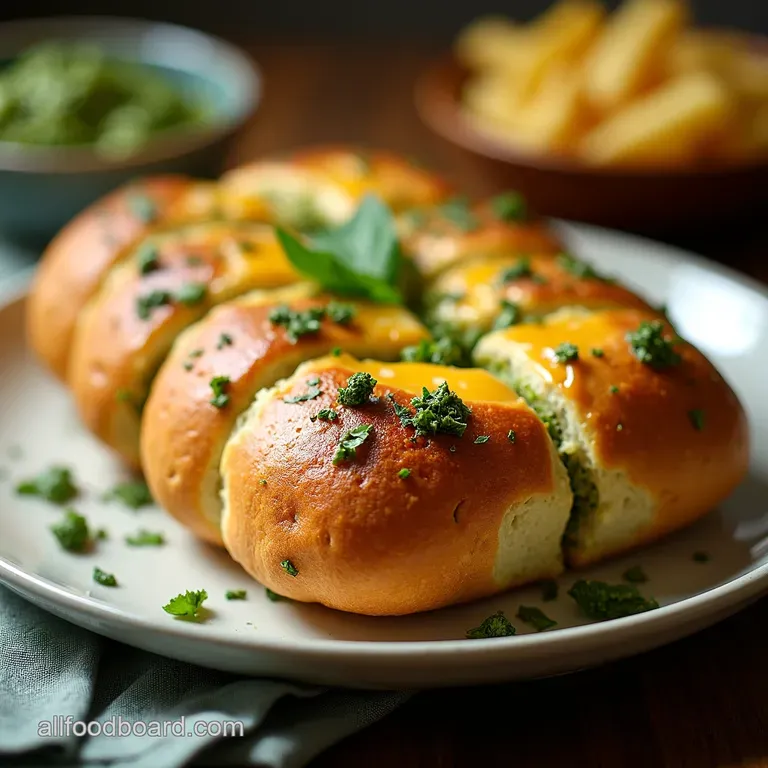 Cheesy Pesto Pull Apart Bread A CrowdPleasing Recipe