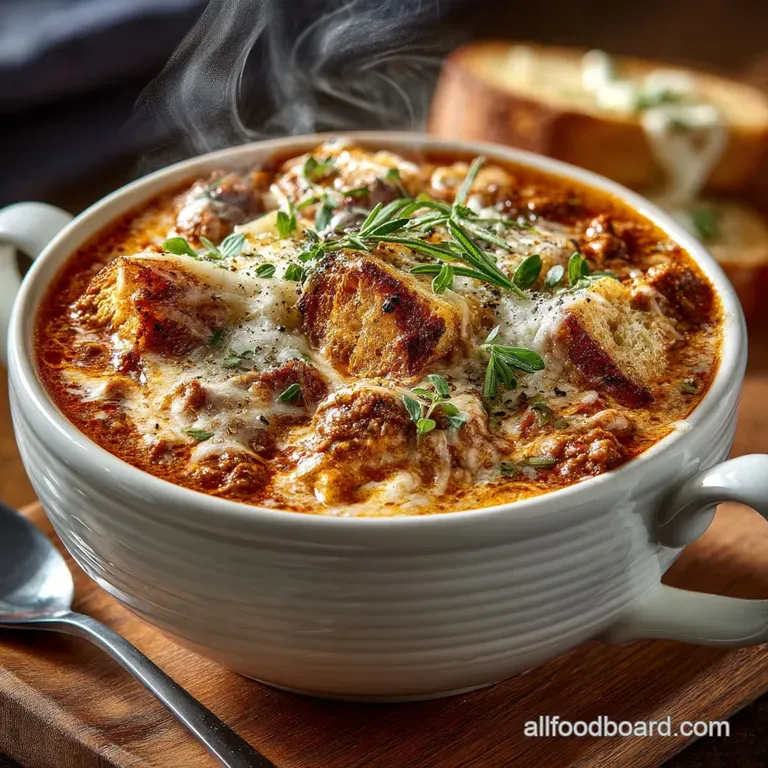 The Big Hug in a Bowl Rich Cheesy Lasagna Soup