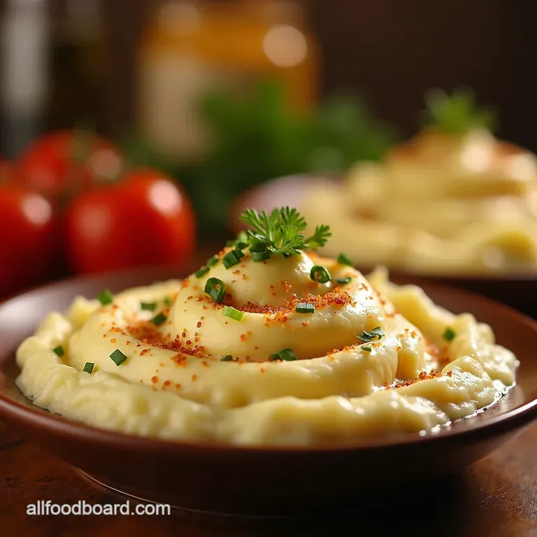Chefs Ultimate Creamy and Fluffy Mashed Potatoes presentation