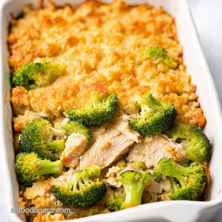 Chicken Broccoli Stuffing Casserole