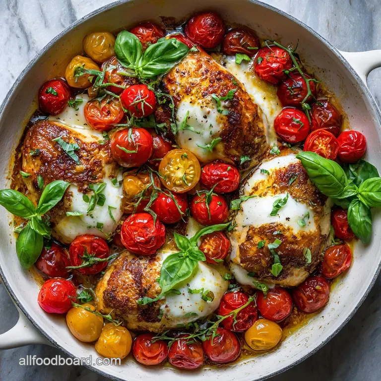 Chicken Caprese: One-Pan Balsamic Glazed