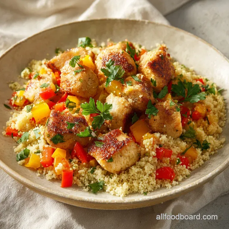 High-Protein Chicken Couscous Salad