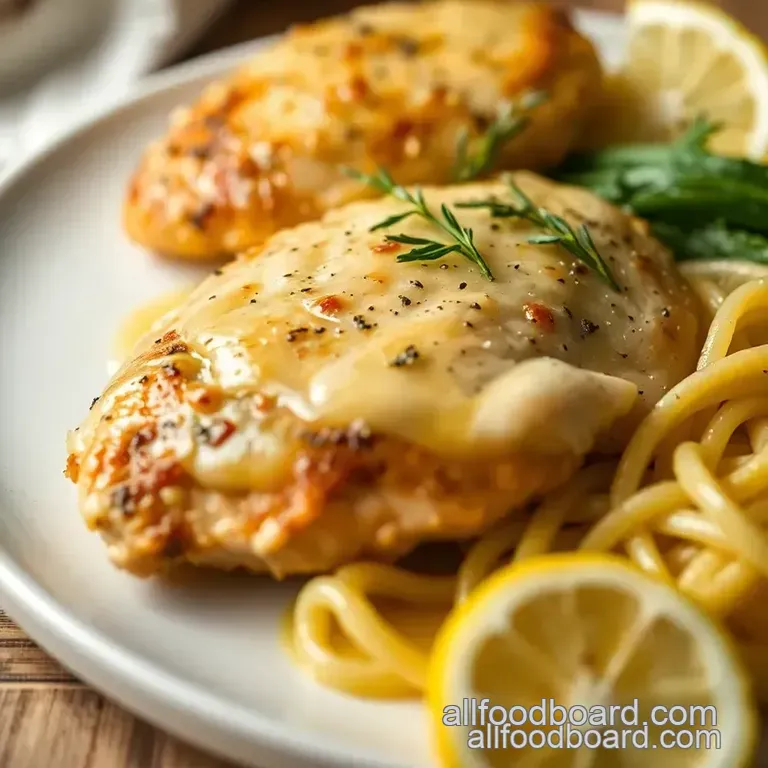 Chicken Francese: A Zesty Lemon Butter Delight presentation