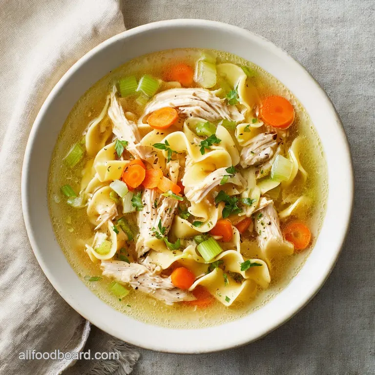 Savory Chicken Noodle Soup