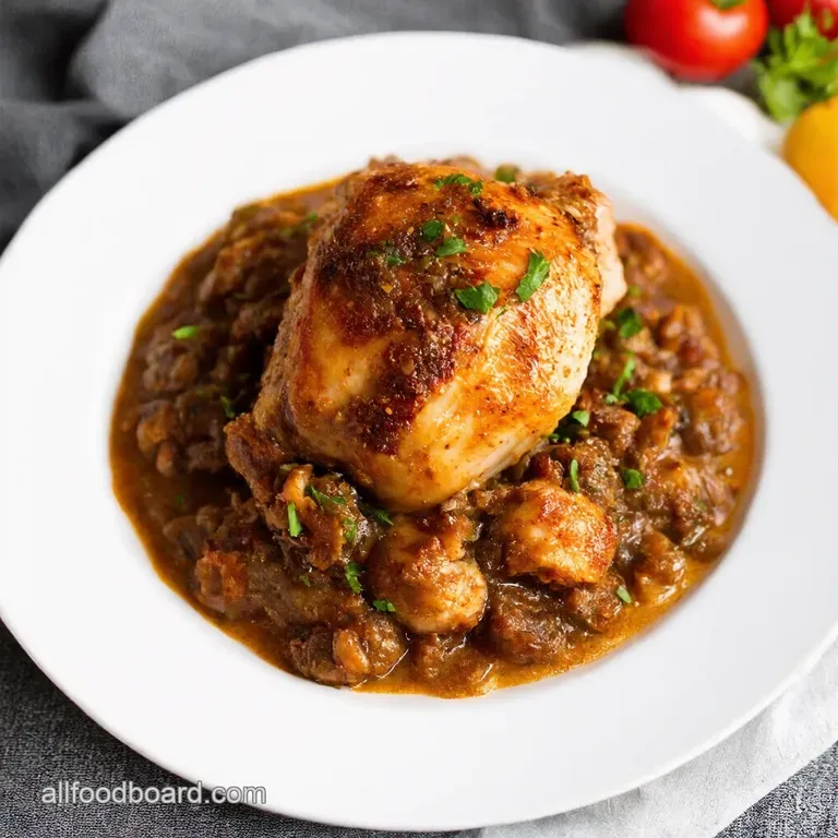 Chicken Thigh Marsala Comfort Food Elevated