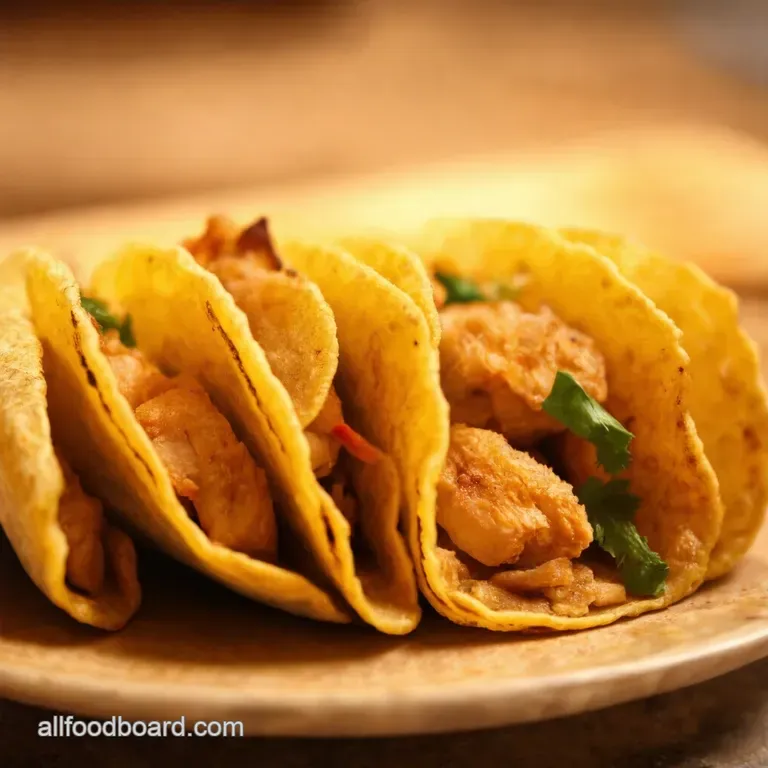 Chicken Wonton Tacos A Crispy Crunchy Fiesta presentation