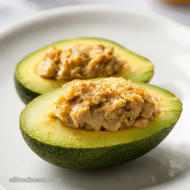 ChickenStuffed Baked Avocados A Creamy Dreamy Delight