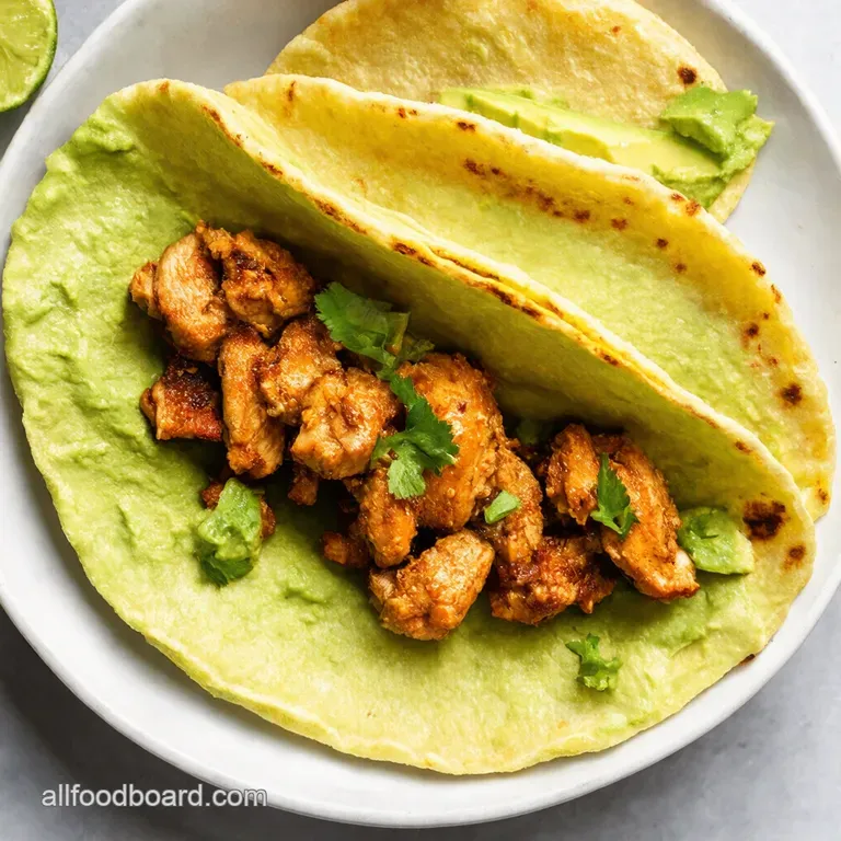 Chipotle Chicken Tacos with Dreamy Avocado Crema