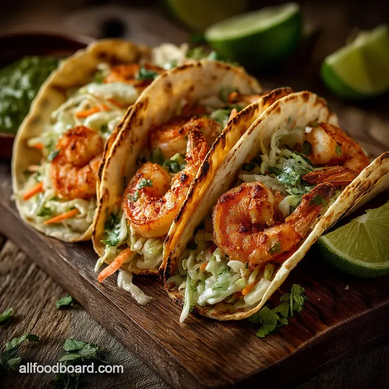 The Proper Job ChipotleLime Shrimp Tacos with Zesty Cabbage Slaw