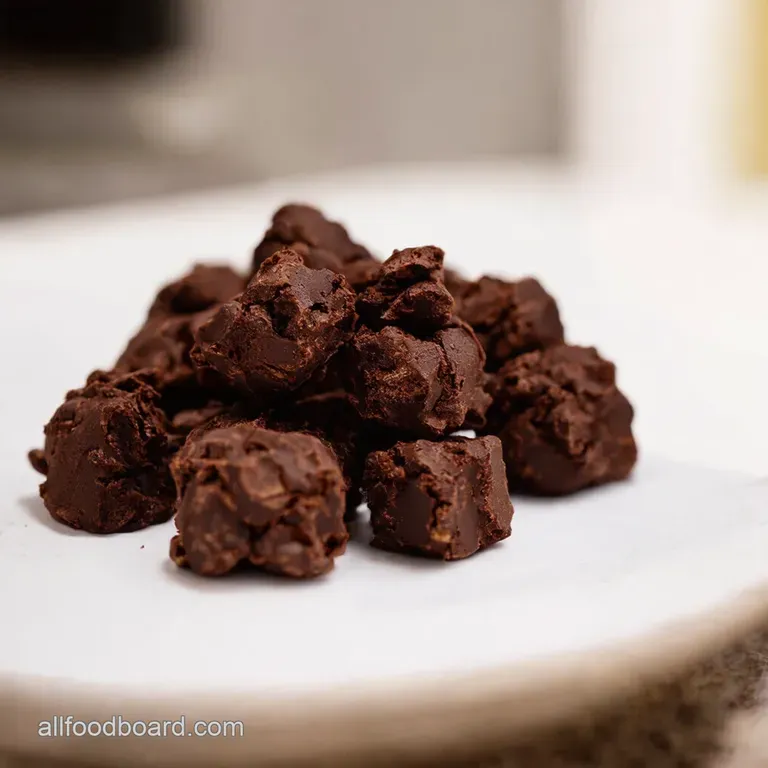 Chocolate Crunch Clusters a Snack Fit for a King or Queen presentation