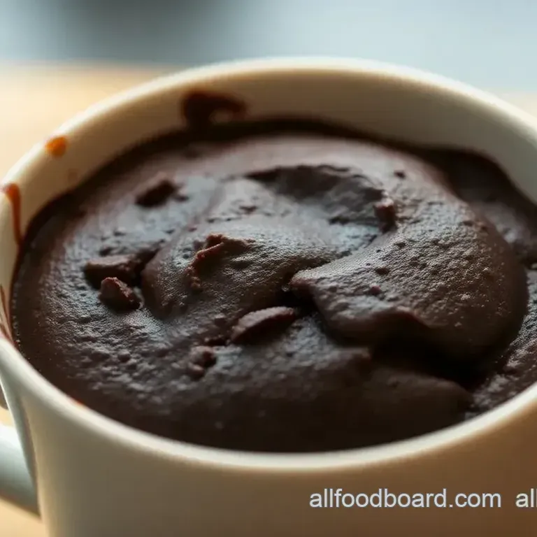 Chocolate Fudge Mug Cake - A Proper Cuppa Dessert!
