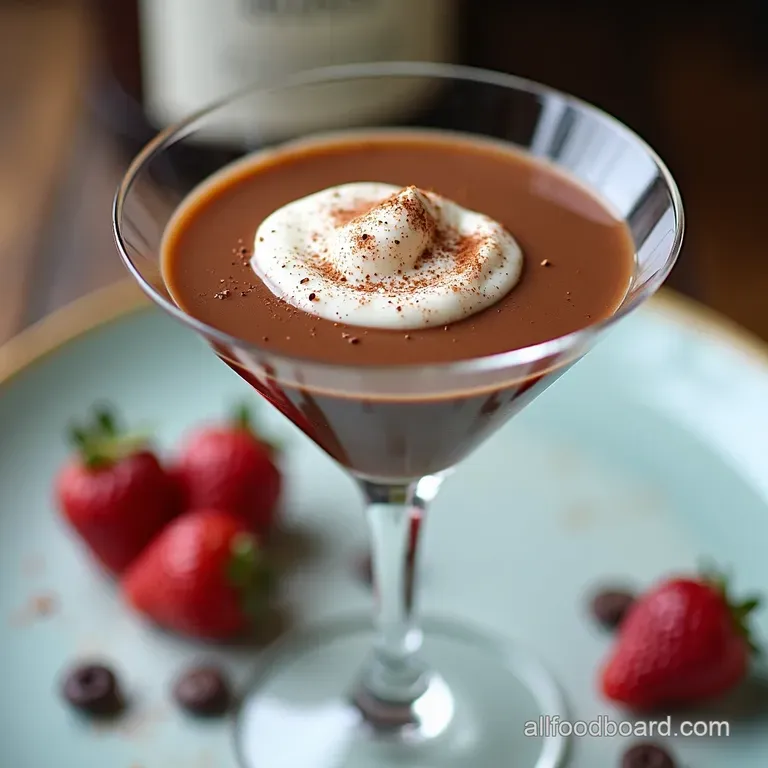 Chocolate Martini with Crème de Cacao