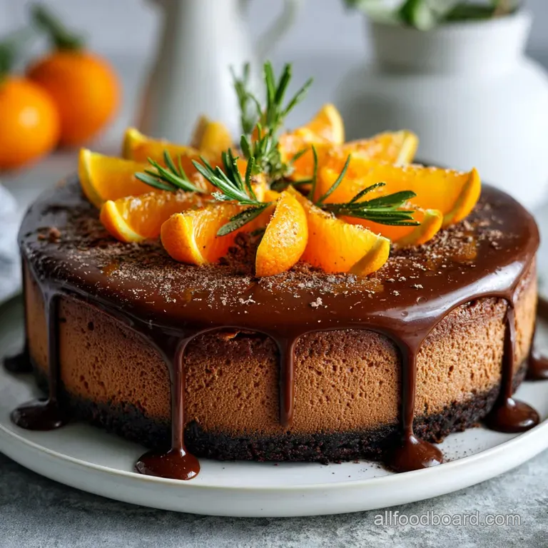 Chocolate Orange Cheesecake Recipe