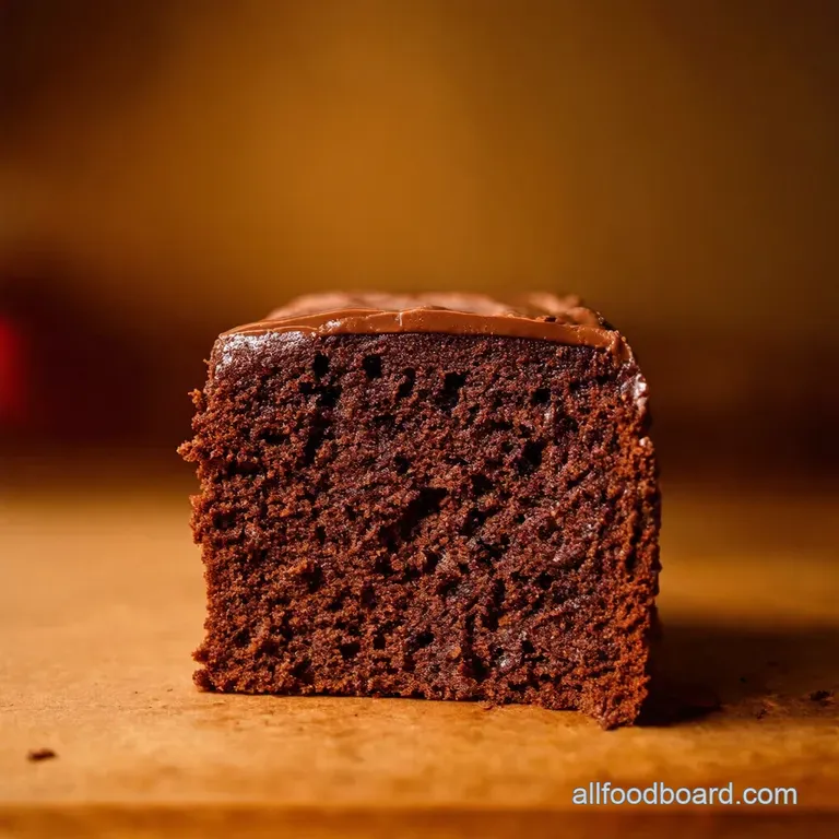 Chocolate Peanut Butter Dream Cake presentation