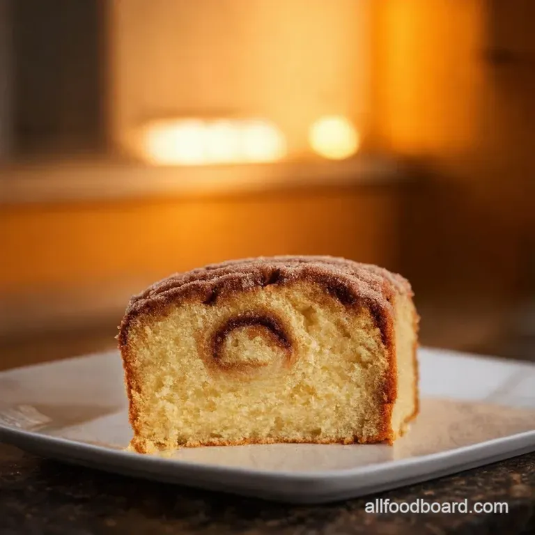 Cinnabon Bliss the Ultimate Cinnamon Roll Cake presentation