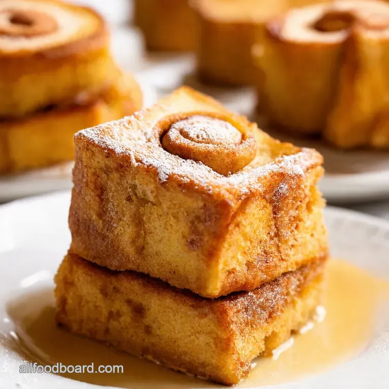Cinnamon Roll French Toast Bites