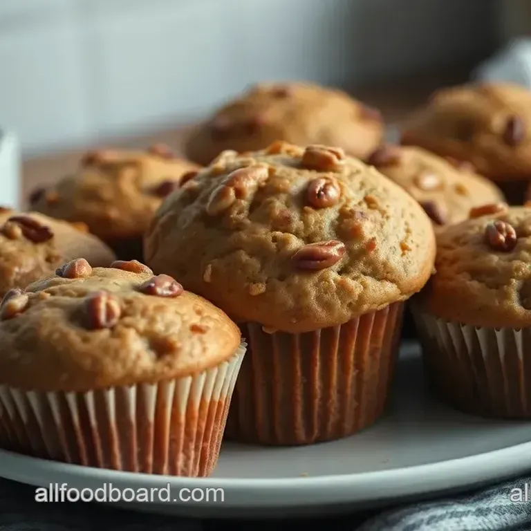 Classic Banana Nut Muffins: A Moist and Nutty Treat