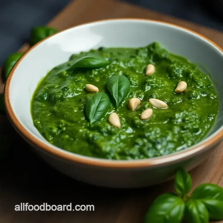 Classic Basil Pesto: A Fresh Taste of Italy presentation