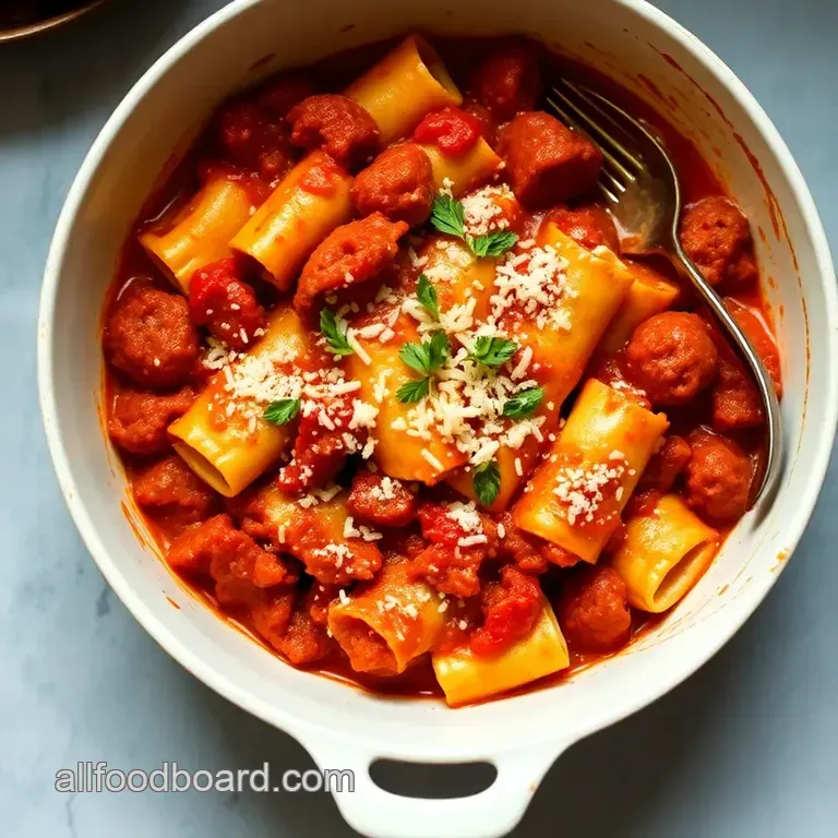 Classic Cheese Manicotti presentation