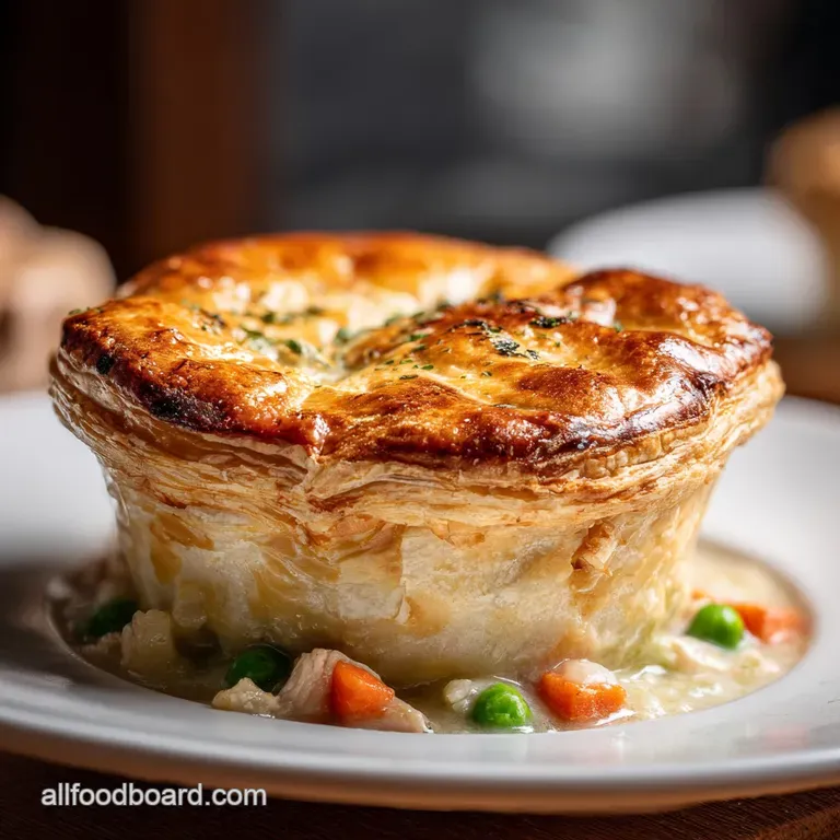 Homemade Chicken Pot Pie with Flaky Crust
